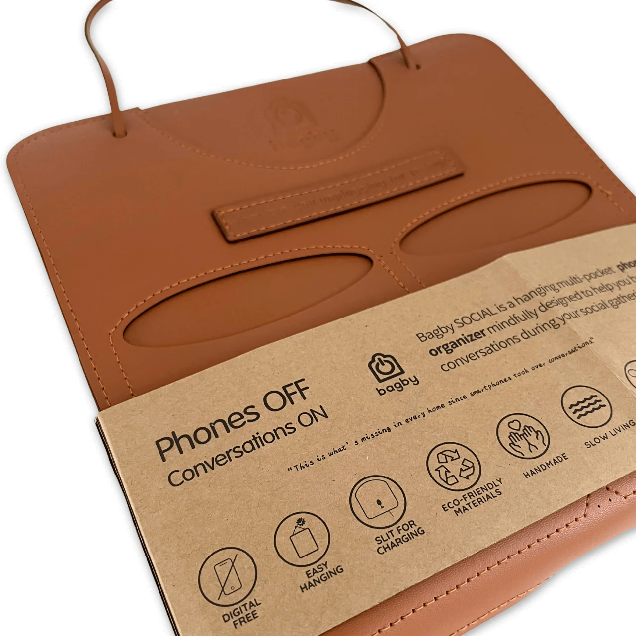 Bagby 4 Pocket Phone Holder - Vegan Leather - Image 6