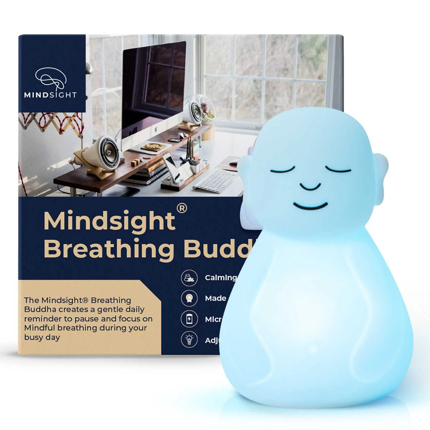 Mindsight Breathing Buddha Guided Breathing Meditation Light - Image 7