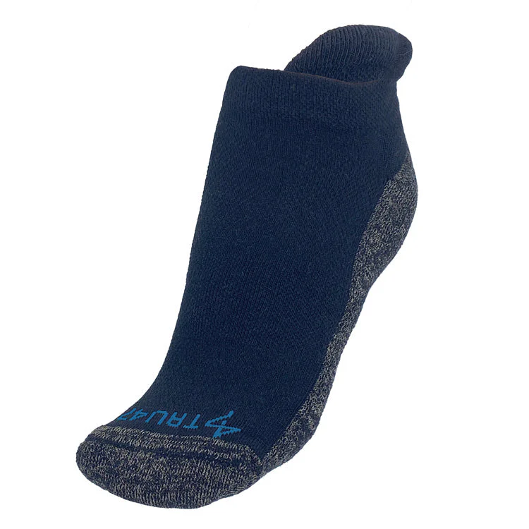 TRU47 Black Merino Wool Grounding Socks - Low Cut - Image 2