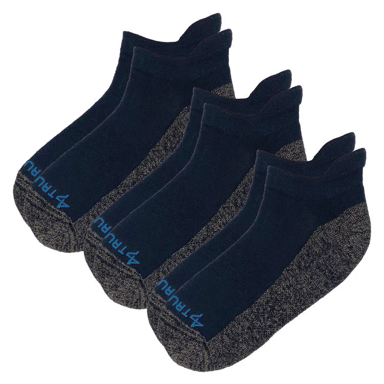 TRU47 Black Merino Wool Grounding Socks - Low Cut - Image 6