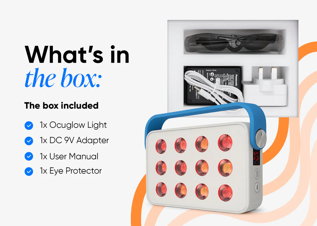Ocushield Portable Red & Infrared Light Therapy Panel - Image 3