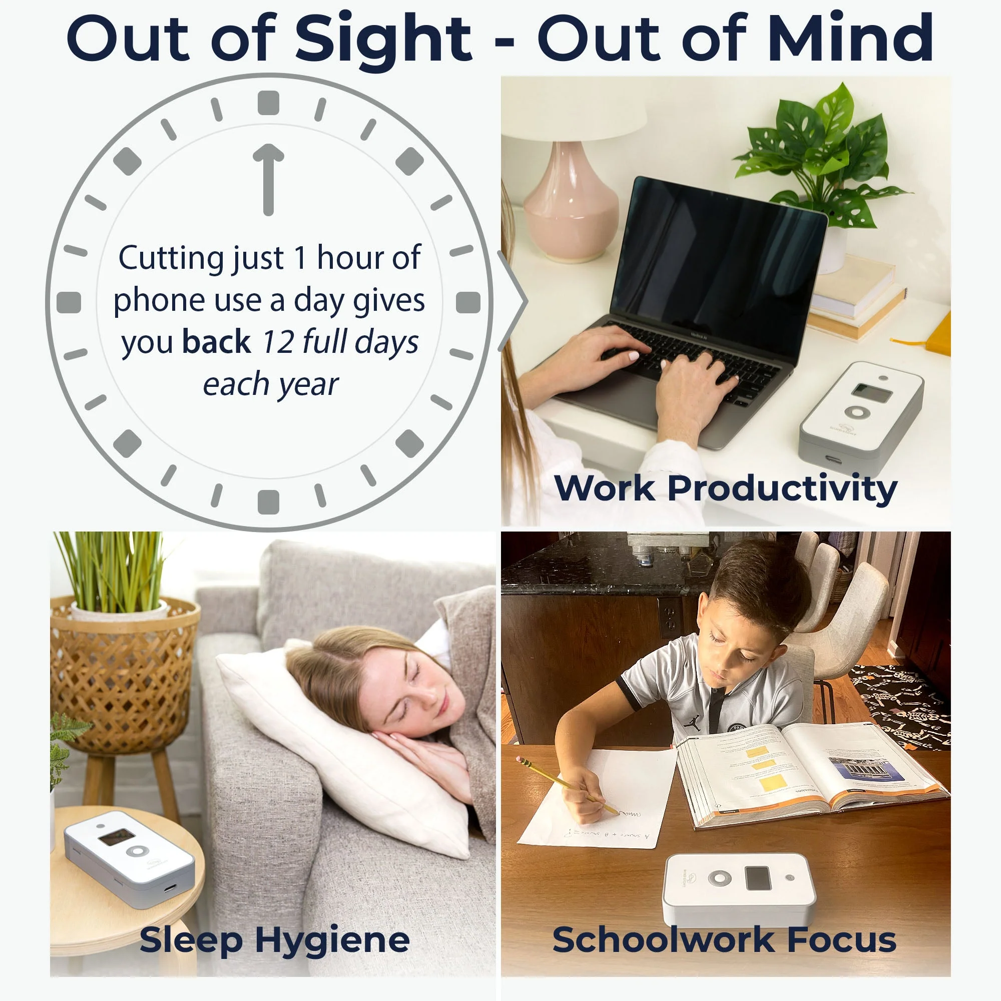 Mindsight Timed Lock Box for 1 Phone - Image 3