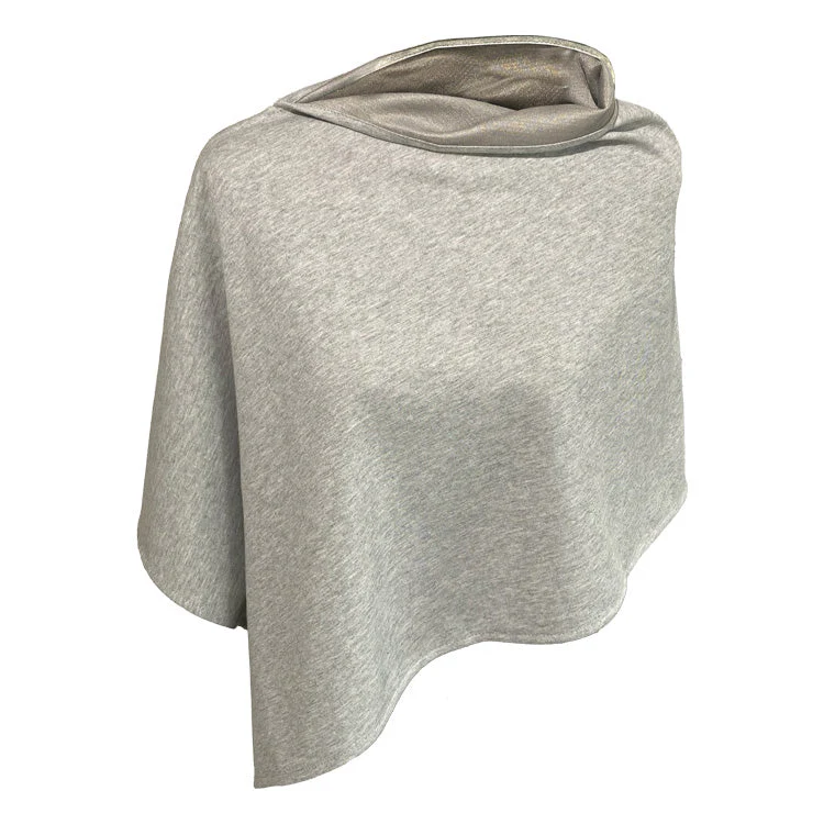 TRU47 Poncho Cotton Double Knit Heather-Short