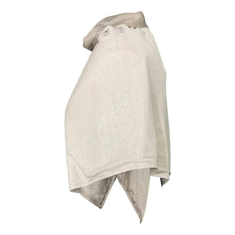 TRU47 Reversible Mesh and Natural Modal Short Poncho - Image 8