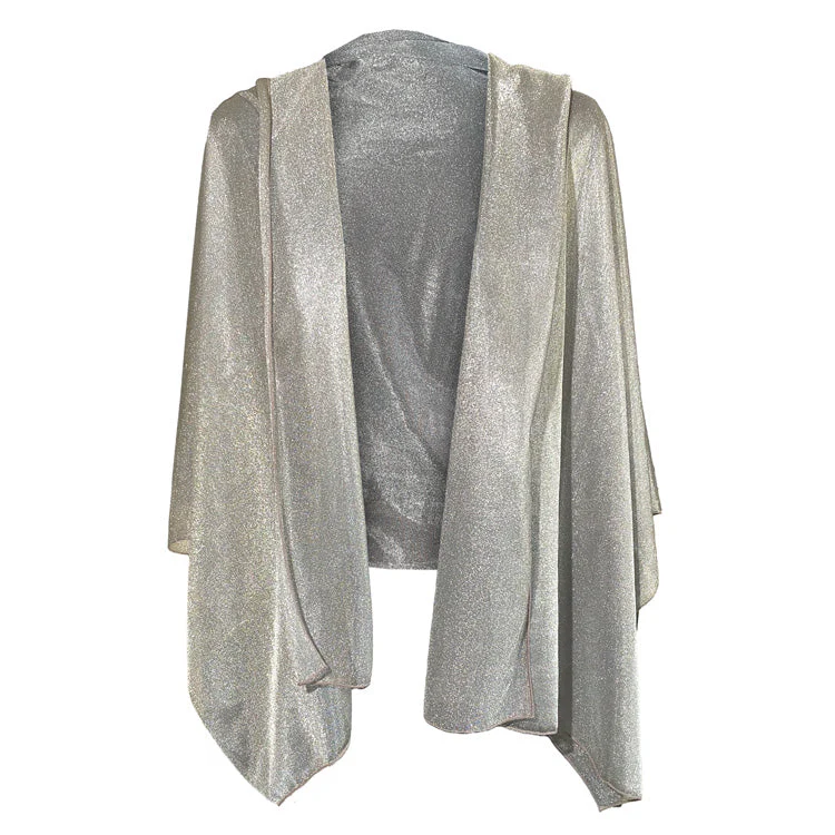 TRU47 Silver Mesh Shawl - Image 6