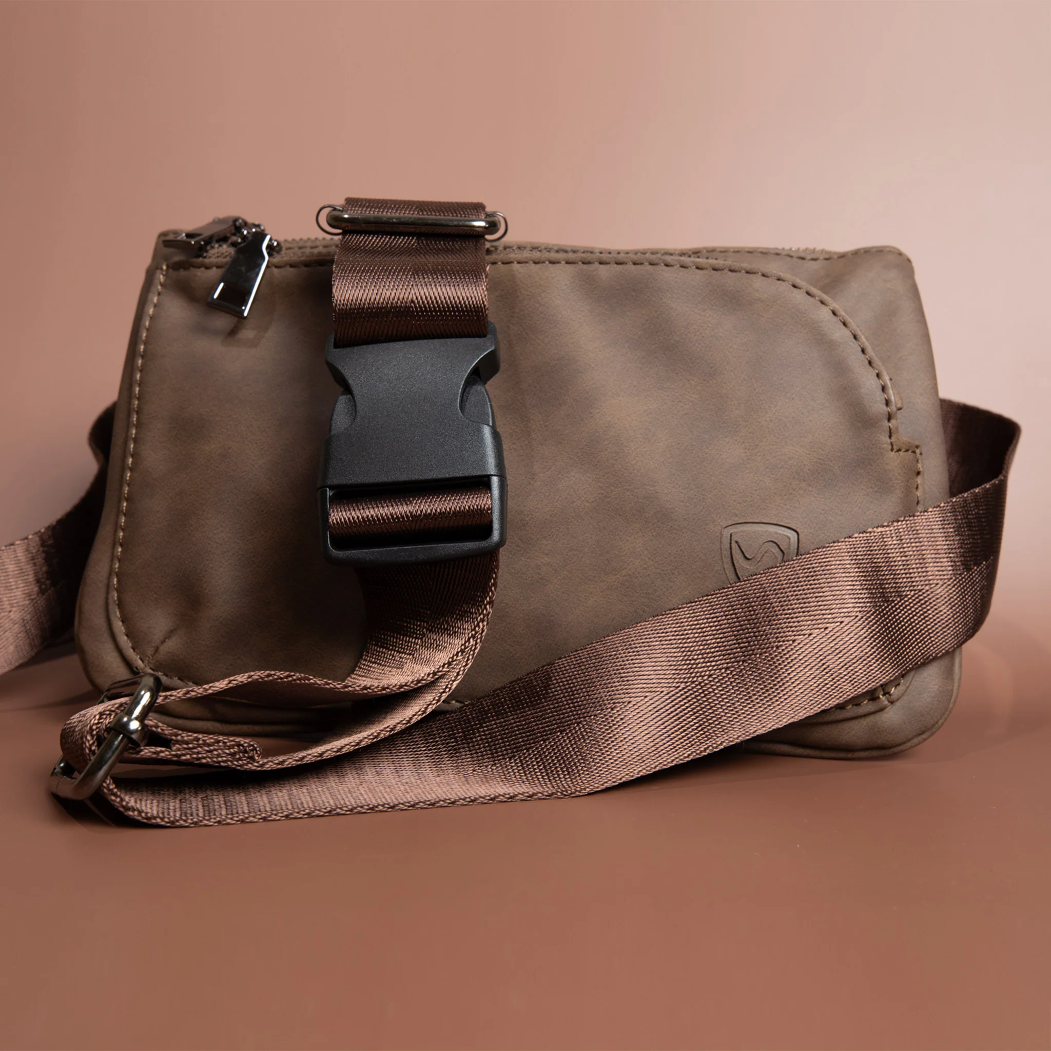 SYB Cross Body Fanny Pack - Metro Vegan Leather - Image 5
